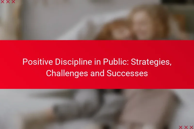 Positive Discipline in Public: Strategies, Challenges and Successes