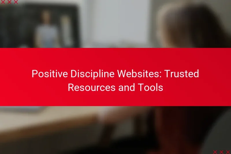 Positive Discipline Websites: Trusted Resources and Tools